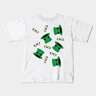 st. paddy's day shades and top hats Kids T-Shirt